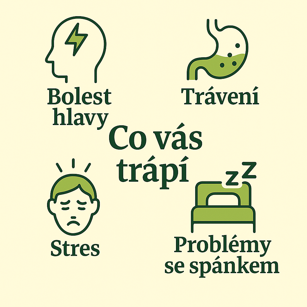 Co vás trápí